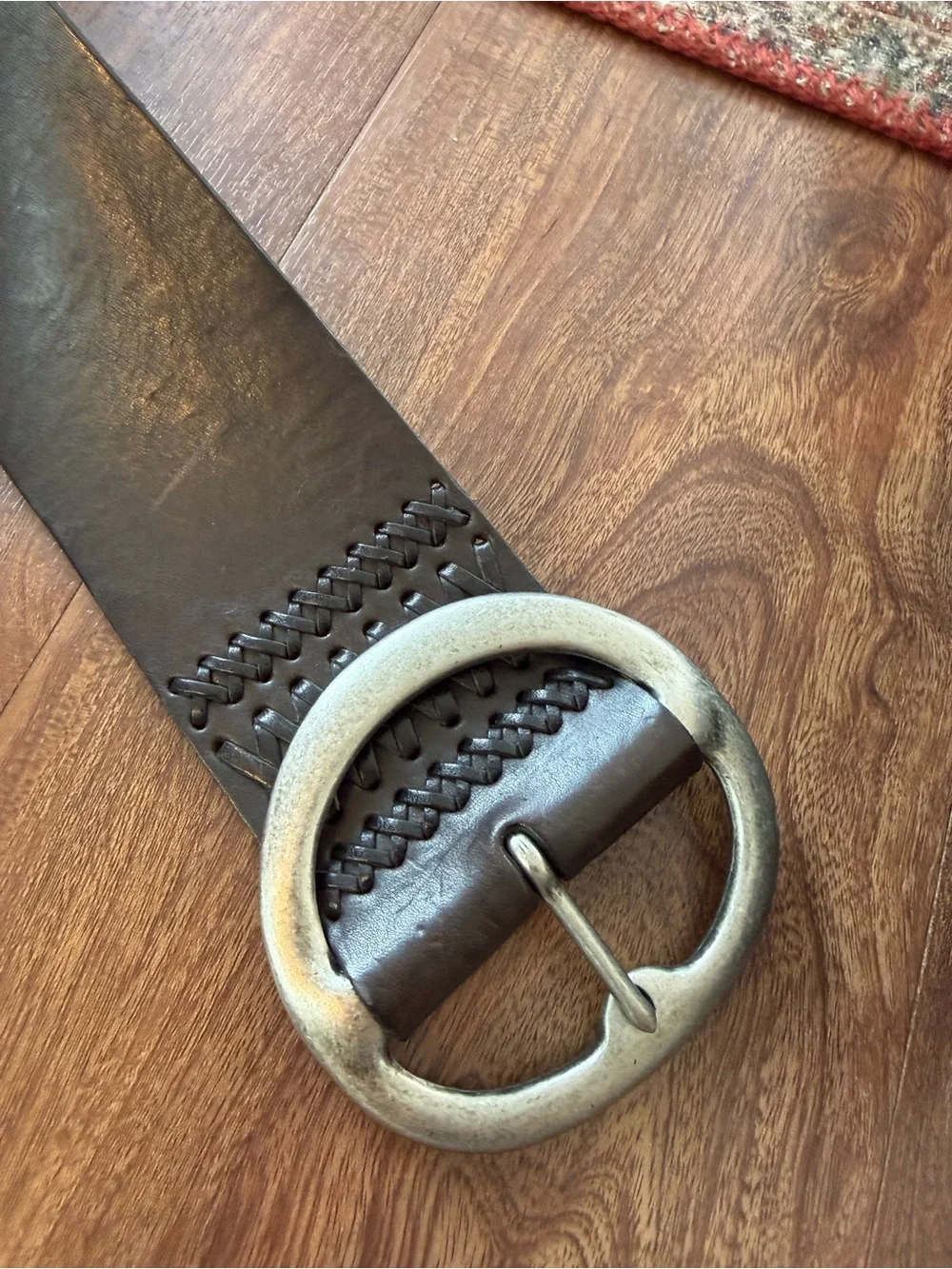 Fossil wide leather